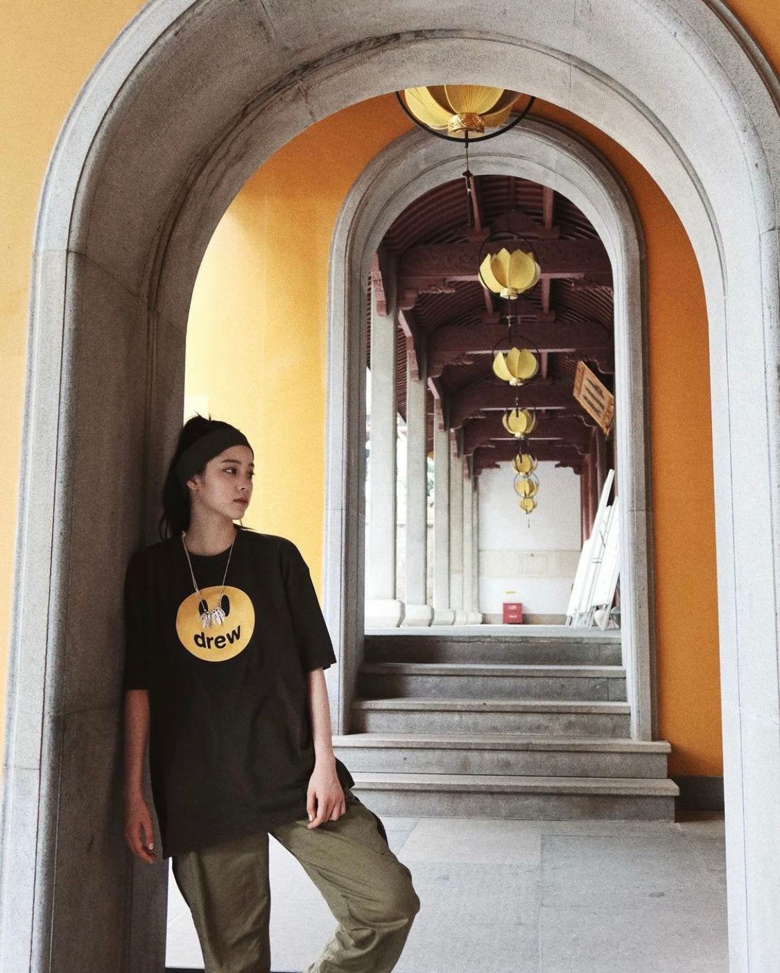 áo Unisex DREW HOUSE MASCOT BLACK TEE authentic tại blankroom