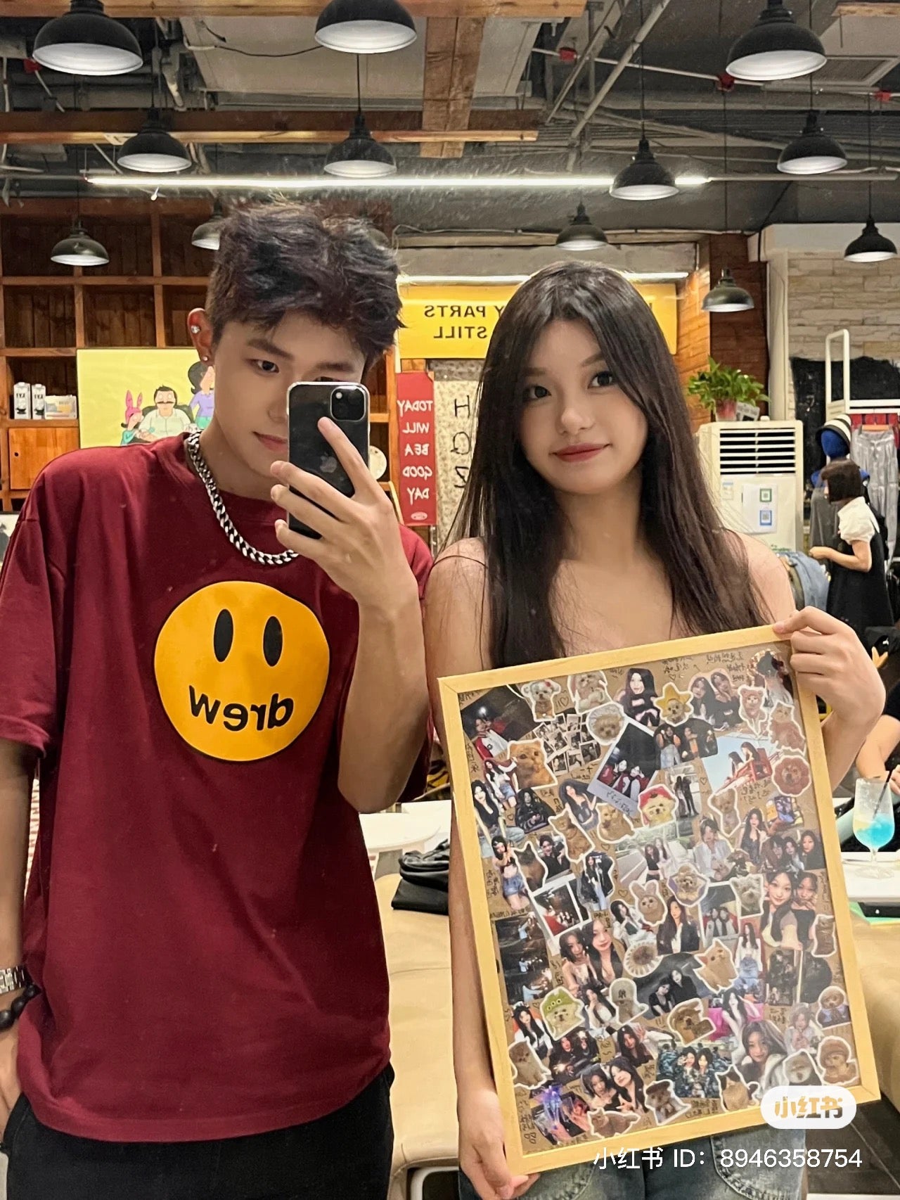 áo Unisex DREW HOUSE MASCOT BURGUNDY TEE Authentic tại BlankRoom Việt Nam