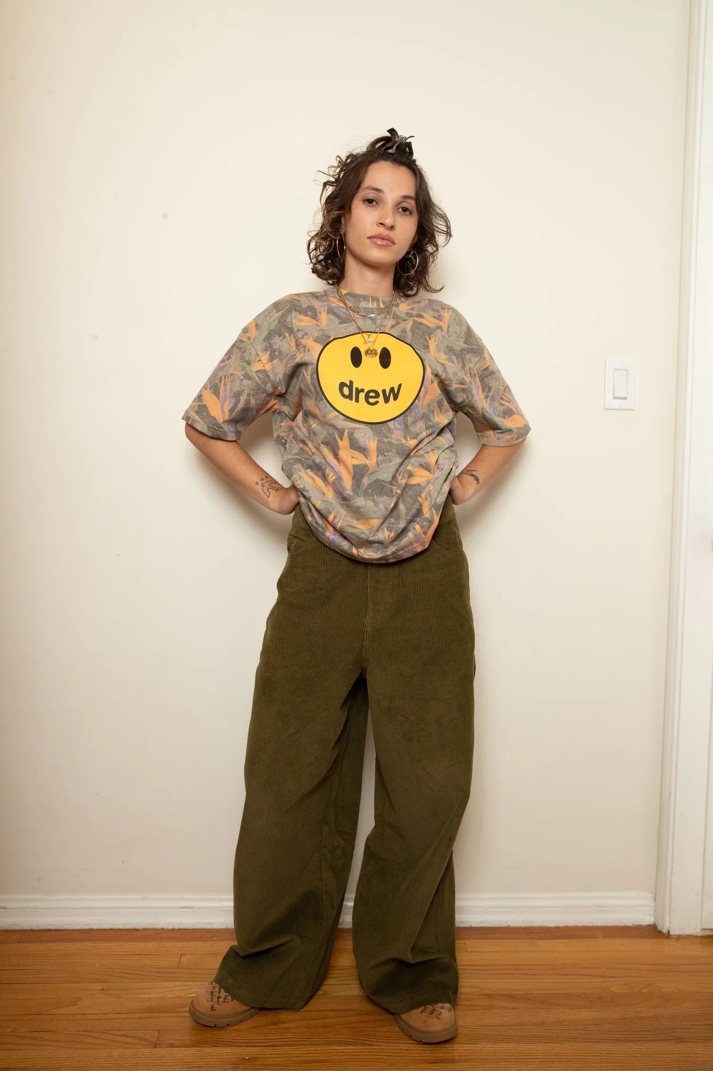 áo DREW HOUSE MASCOT CAMO T-SHIRT authentic tại blankroom