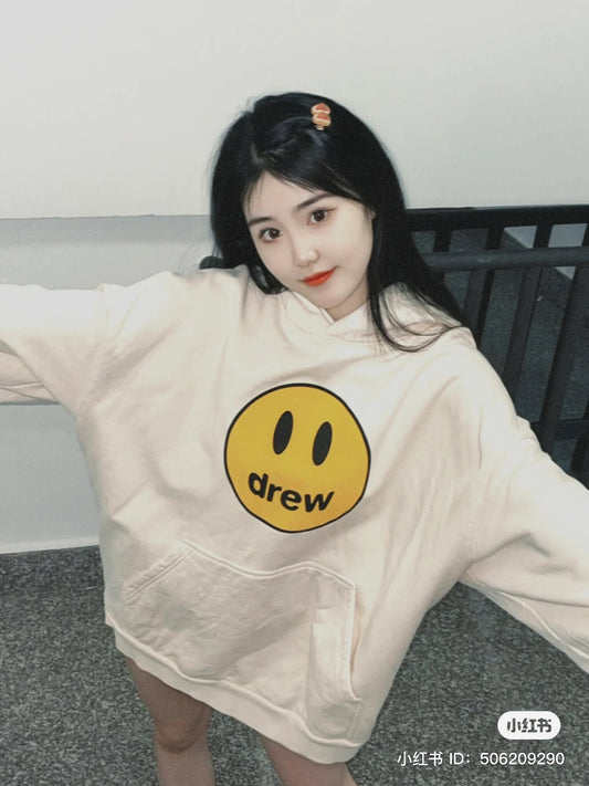 áo DREW HOUSE MASCOT CREAM HOODIE authentic