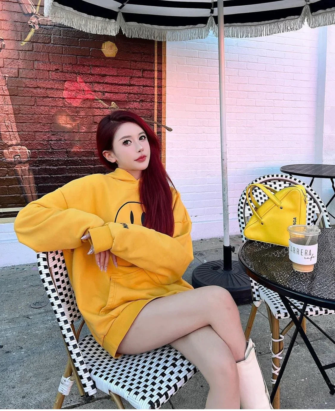 áo DREW HOUSE MASCOT GOLDEN YELLOW HOODIE authentic tại blankroom việt nam