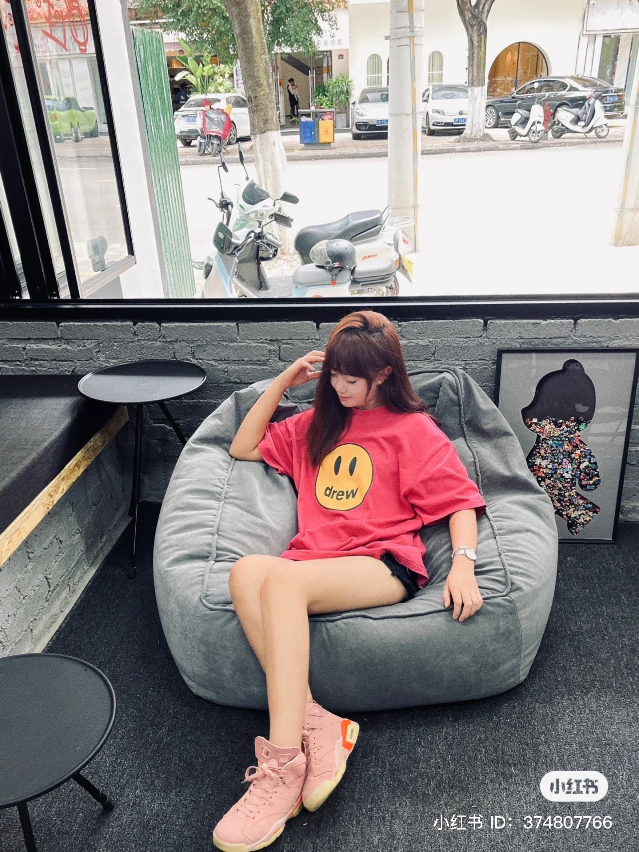 DREW HOUSE MASCOT MAGENTA TEE authentic tại blankroom việt nam