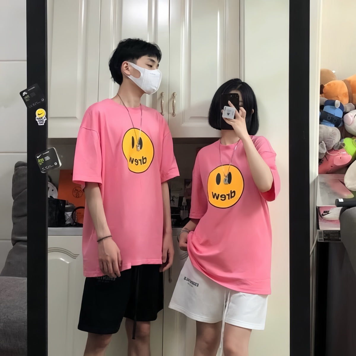 áo DREW HOUSE MASCOT SS TEE HOT PINK authentic tại blankroom việt nam