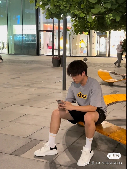 áo DREW HOUSE SECRET SS TEE HEATHER GREY Authentic