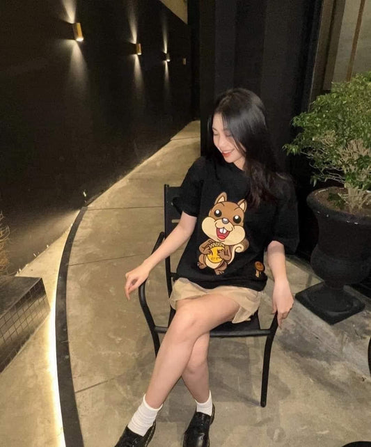 DREW HOUSE SHERMAN SS BLACK TEE Authentic