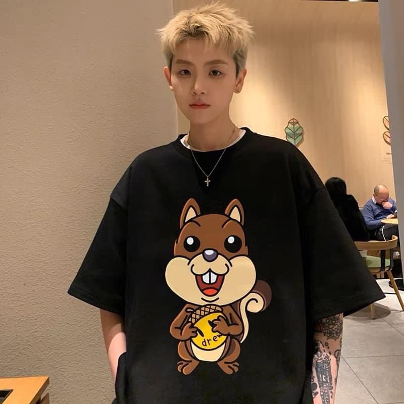 DREW HOUSE SHERMAN SS BLACK TEE Authentic tại BlankRoom