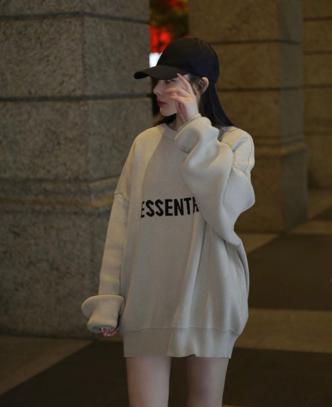 áo FEAR OF GOD ESSENTIAL KNIT LINEN SWEATER Authentic tại BlankRoom Việt Nam