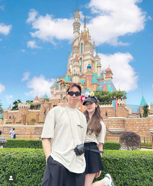 áo FEAR OF GOD ESSENTIAL LIGHT OATMEAL T-SHIRT Authentic