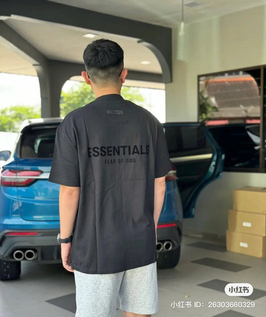 áo FEAR OF GOD ESSENTIALS BLACK T-SHIRT Authentic