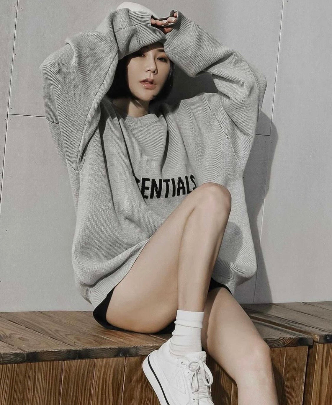 áo FEAR OF GOD KNIT CONCRETE SWEATER Authentic tại BlankRoom Việt Nam