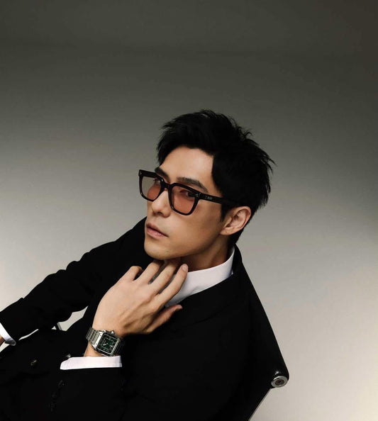 wearing Gentle Monster (GM) BY 01(OR)