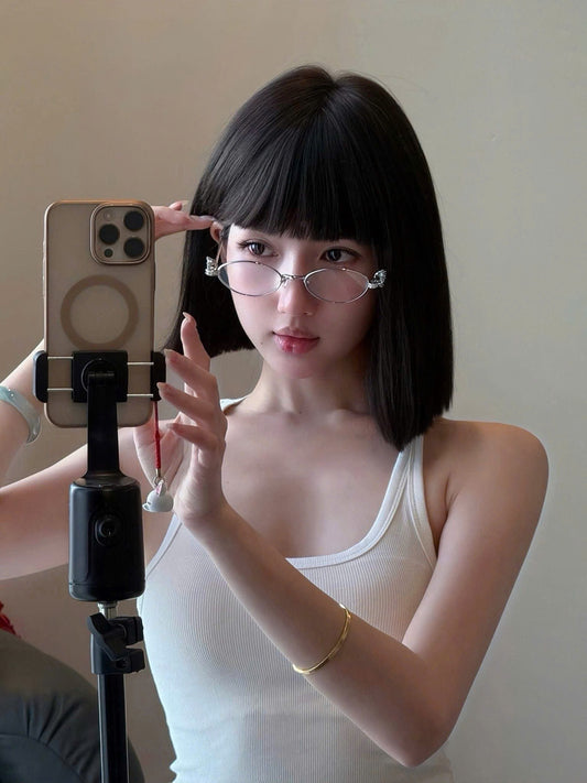 wearing Gentle Monster (GM) Carat 02