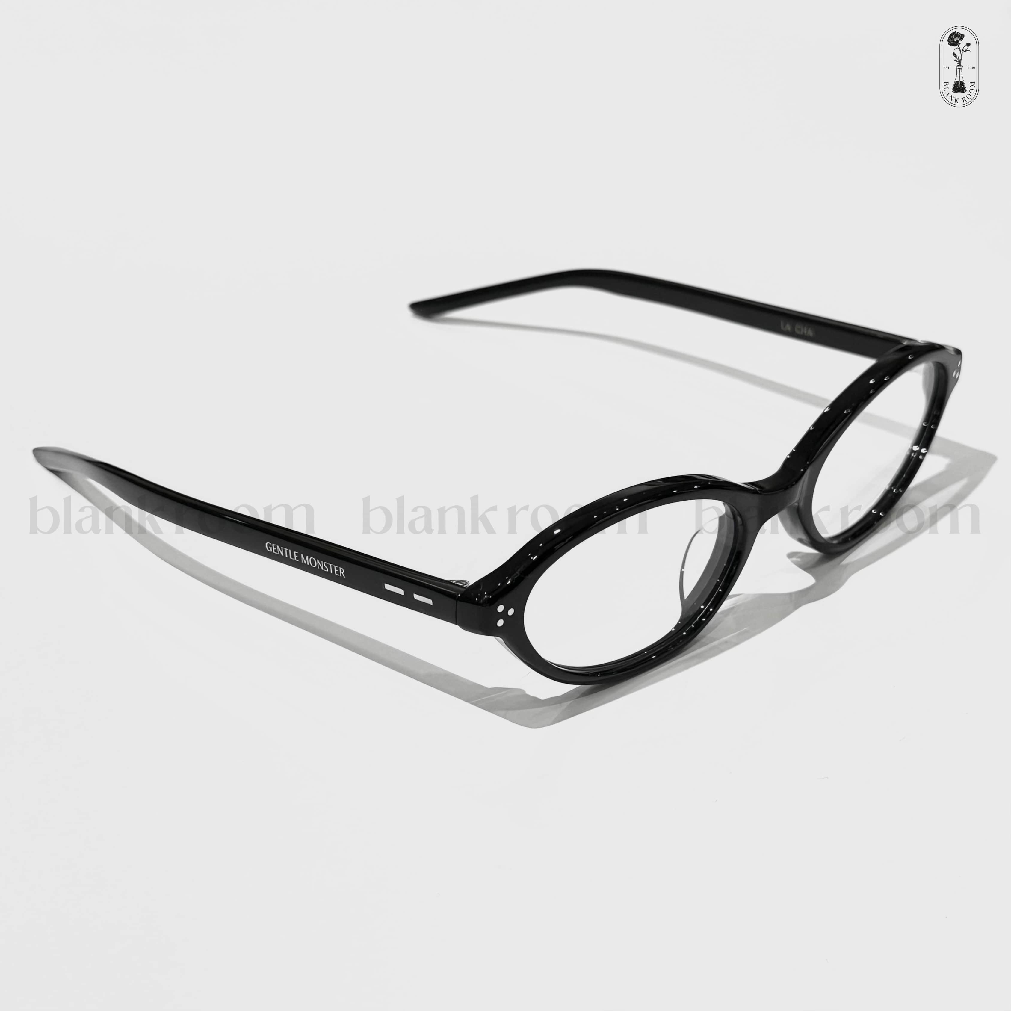 Gentle Monster - GM La Cha 01(C) | Round Optical Glasses Black