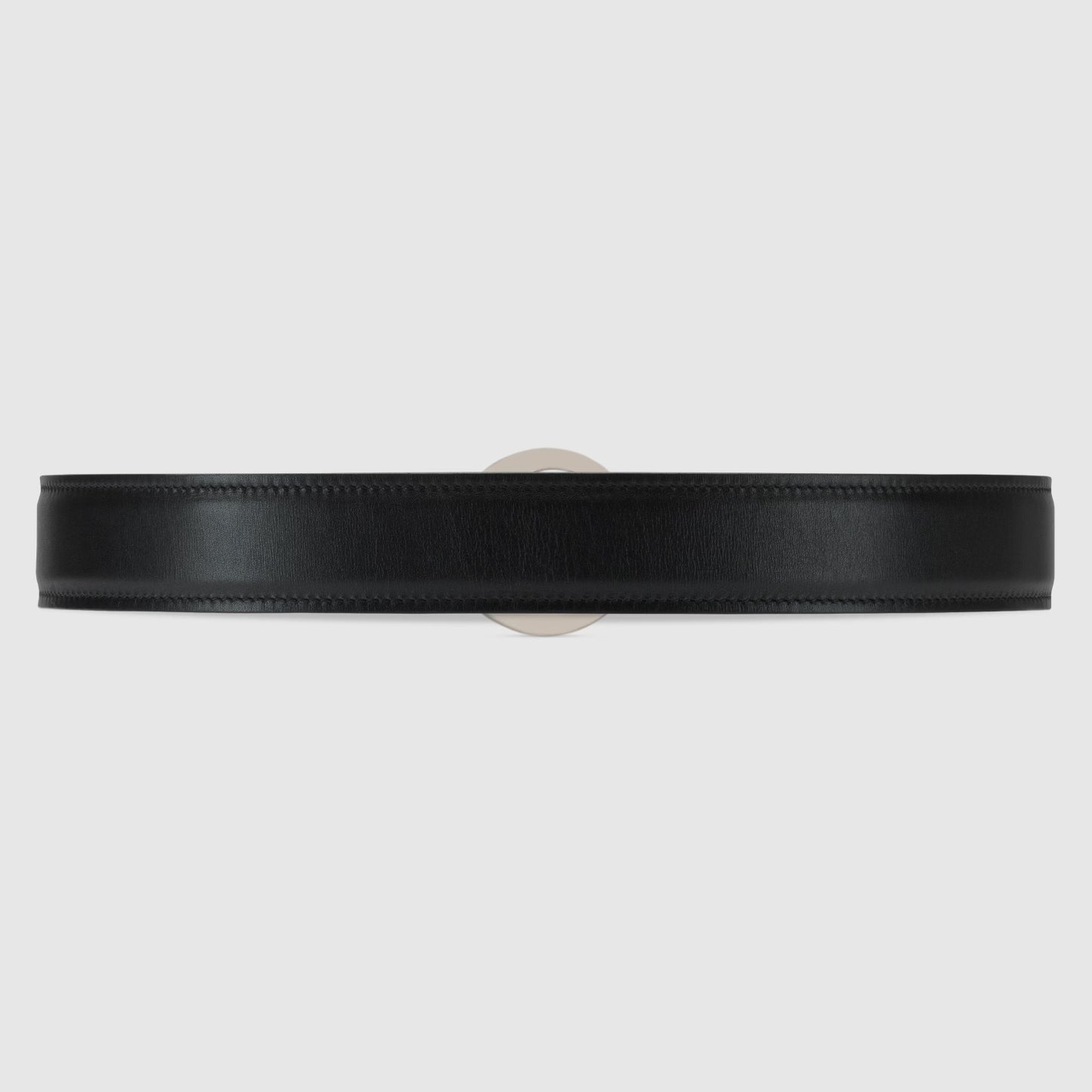 mặt sau GUCCI BLONDIE BELT IN BLACK LEATHER 703147 US10N 1000