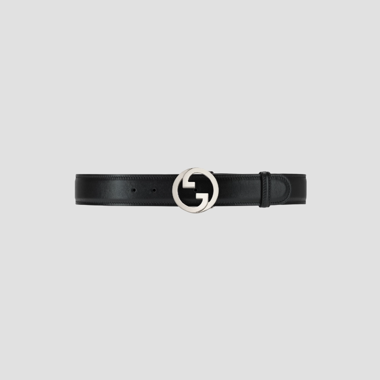 GUCCI BLONDIE BELT IN BLACK LEATHER 703147 US10N 1000