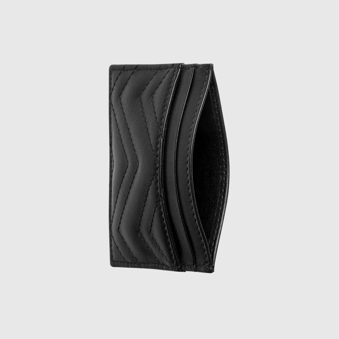 chi tiết GUCCI GG MARMONT CARD CASE IN BLACK LEATHER 443127 DTD1T 1000