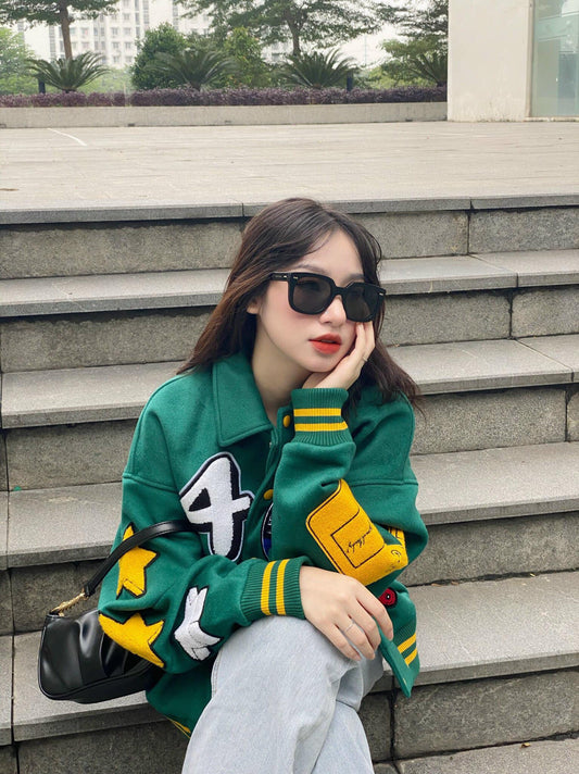 wearing GUCCI GG0912S 001 SUNGLASSES IN ACETATE