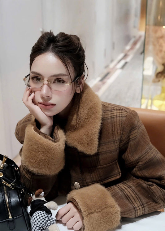 nữ đeo kính GUCCI GG1221O 002 FRAME EYEGLASSES WITH WEB ENAMEL