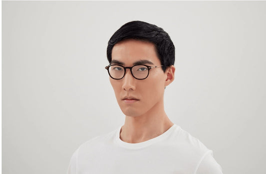 wearing GUCCI GG1471OJ 001 GG ROUND EYEGLASSES