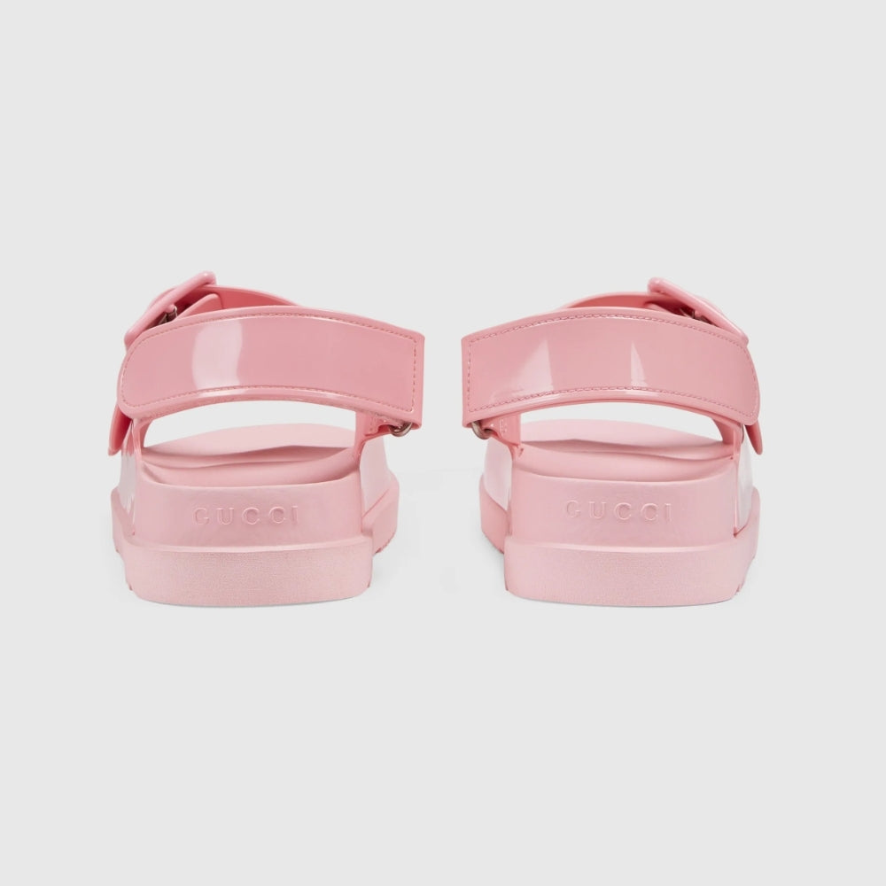 Giày GUCCI MINI DOUBLE G SANDALS PASTEL PINK 660243 J8700 5815 hàng hiệu Authentic sẵn tại BlankRoom Hà Nội, Việt Nam