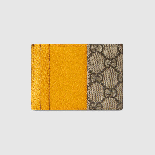 mặt sau GUCCI NEO VINTAGE GG SUPREME CARD CASE 597557 K9GOT 8861 hàng hiệu Authentic Hà Nội Việt Nam