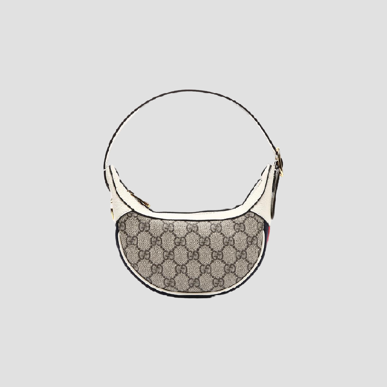 GUCCI OPHIDIA GG MINI WHITE HOBO BAG 658551 96IWG 9794