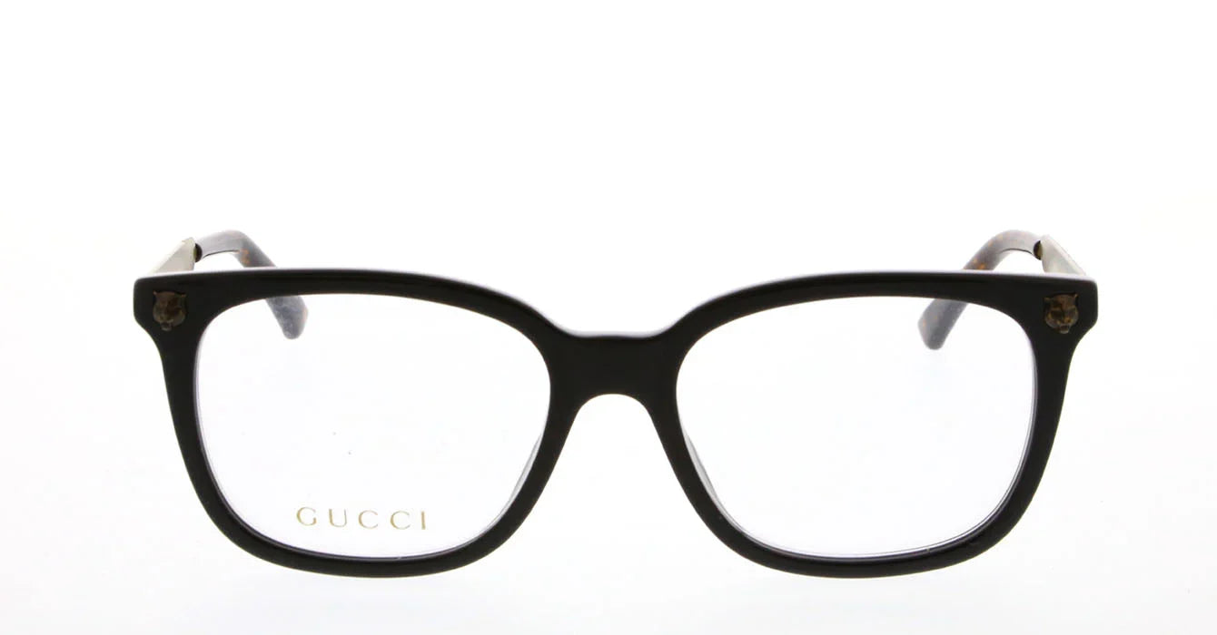 GUCCI RECTANGULAR METAL TIGER FRAME GG0218O 001