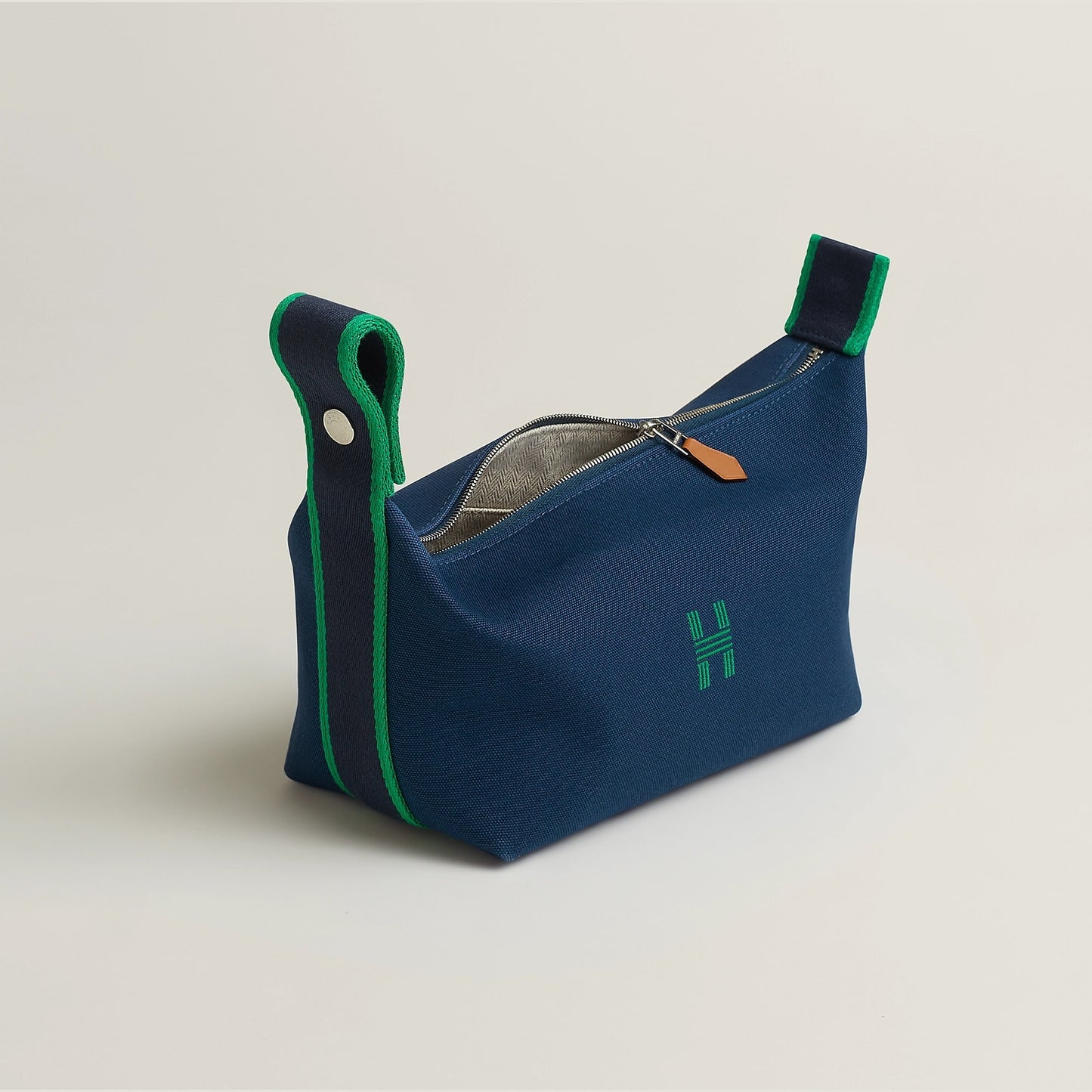 tổng thể túi Hermès Small Bride-a-Brac Case Marine H103222Mv03