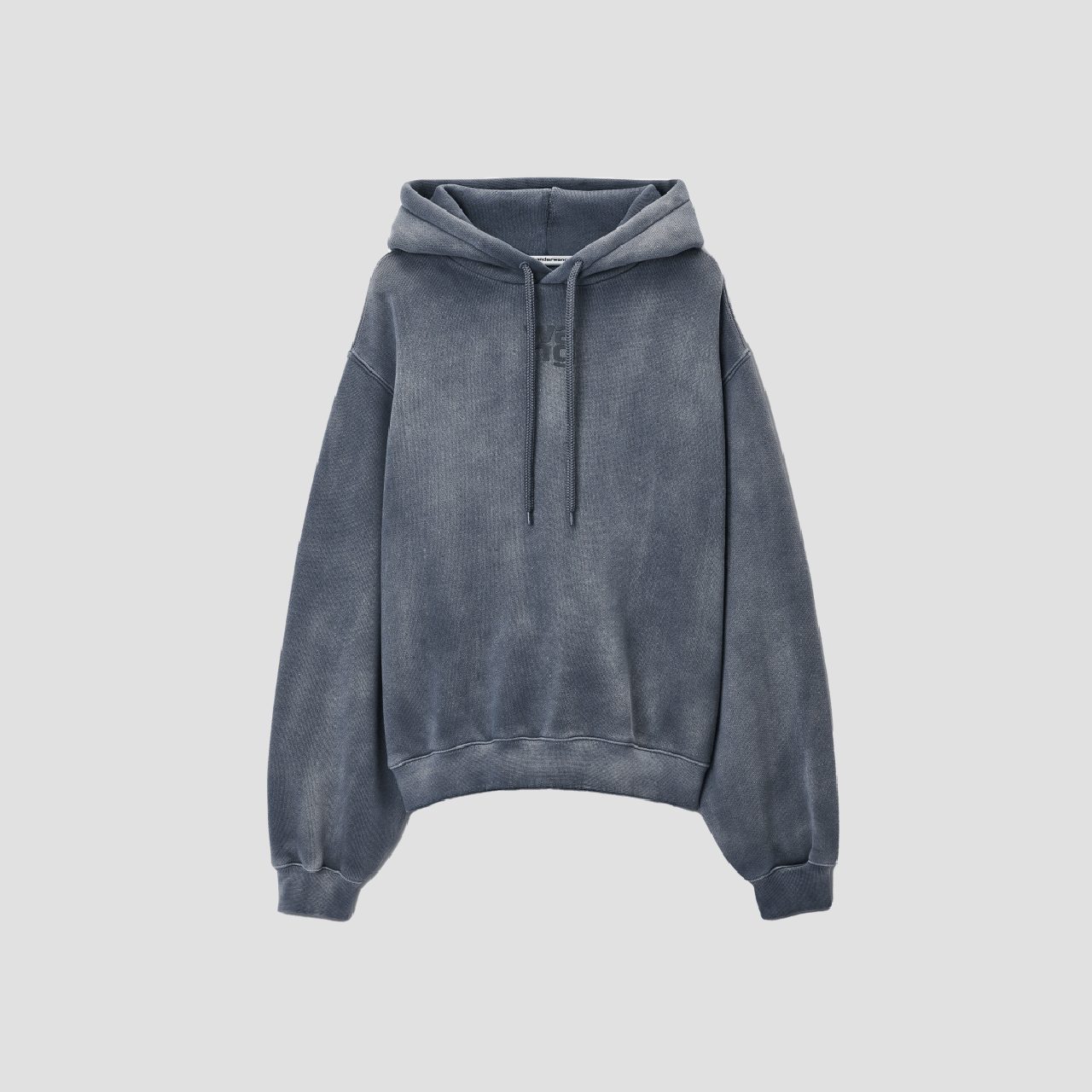 Alexander Wang Puff Logo Structured Terry Hoodie 4CC3242108029C