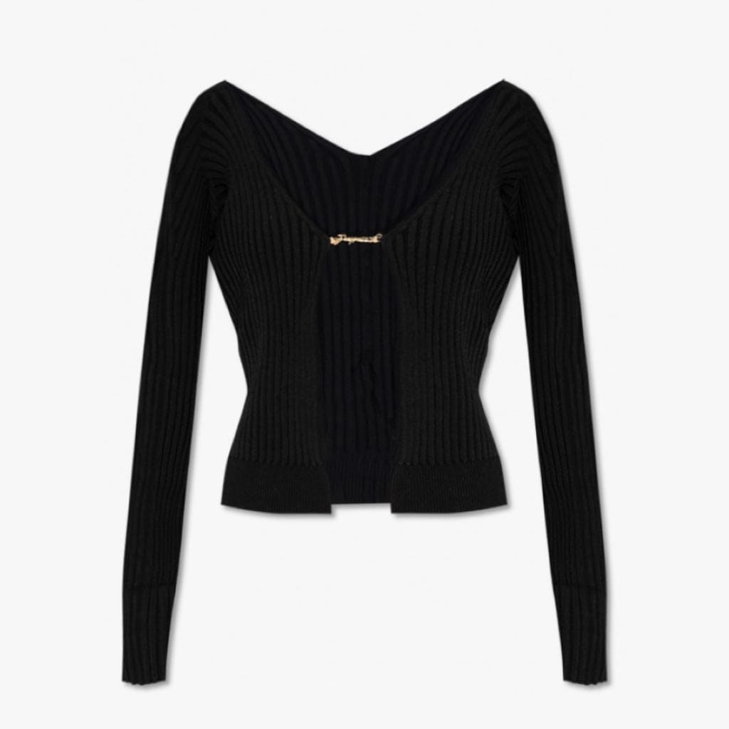 jacquemus la maille longue pralù black