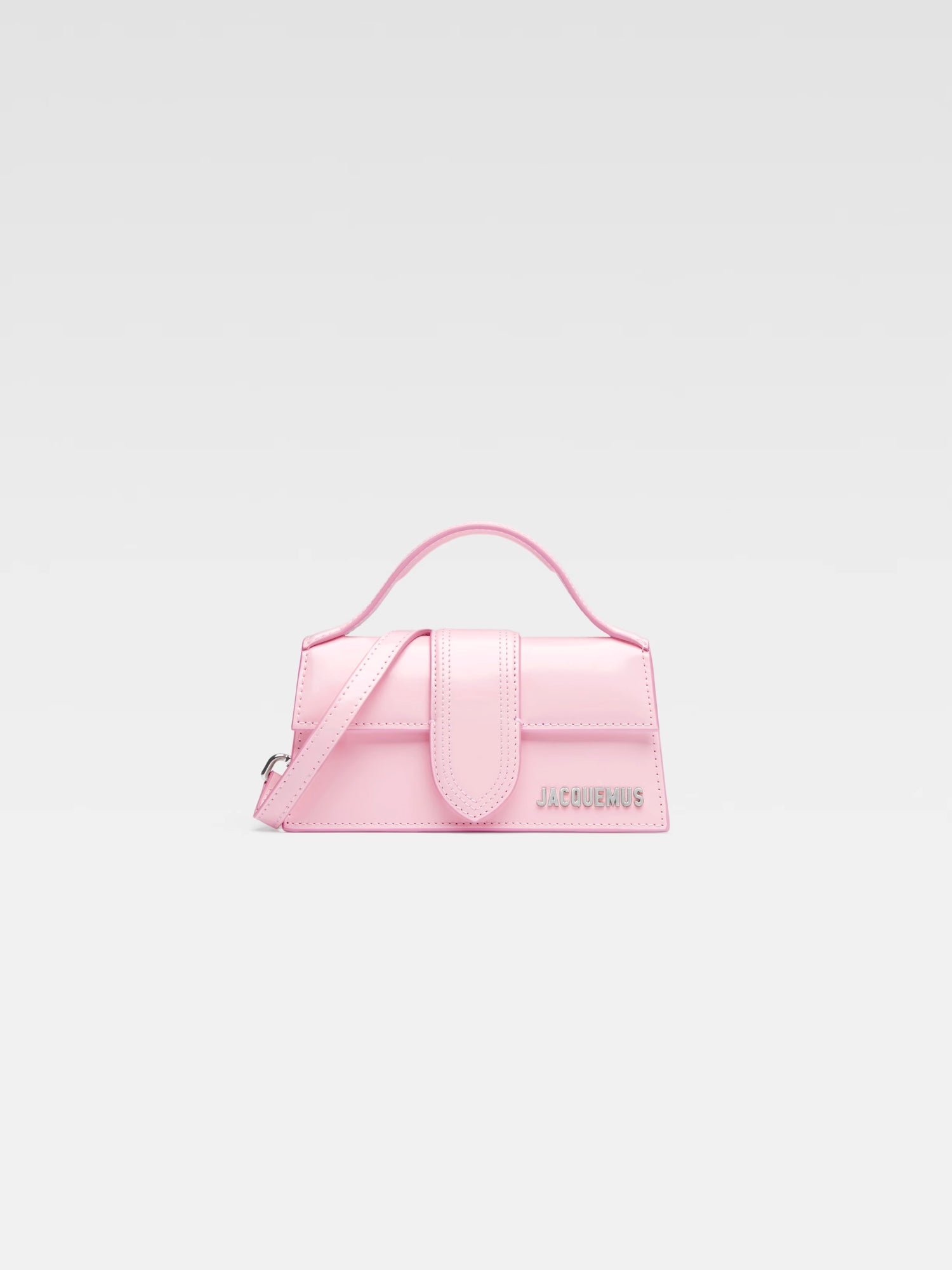 Jacquemus pink and white bag sale