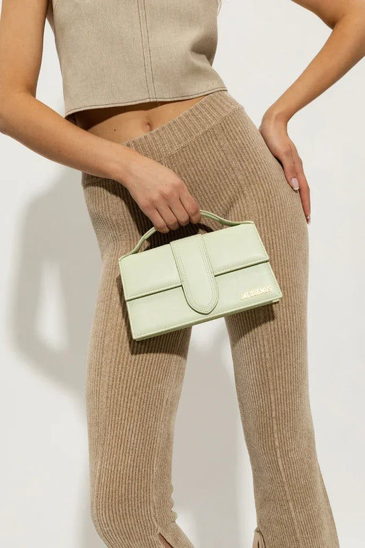 nữ mang túi JACQUEMUS LE GRAND BAMBINO LIGHT GREEN 213BA007-3063-510