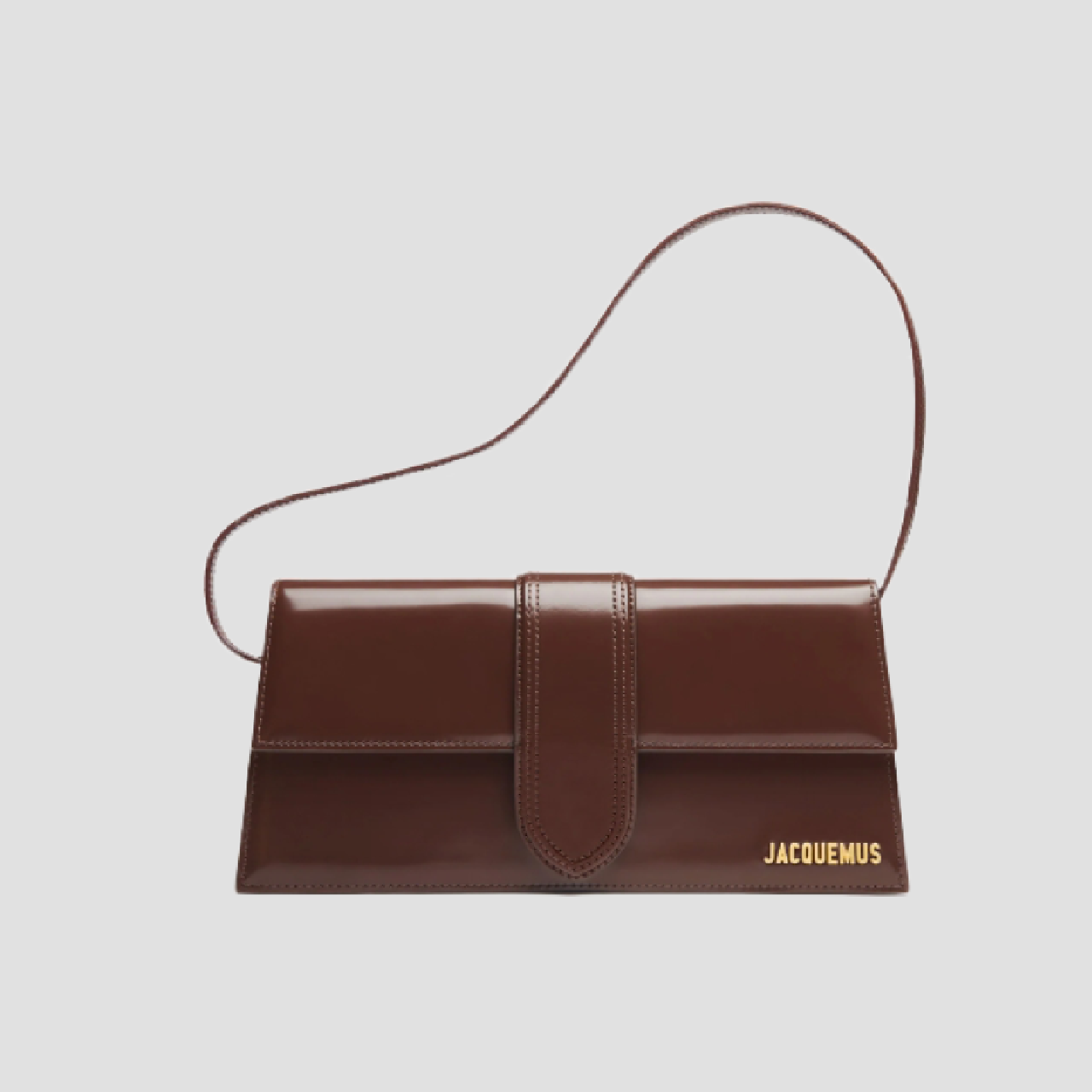 JACQUEMUS LE GRAND BAMBINO LONG MIDNIGHT BROWN 221BA013-3128-890