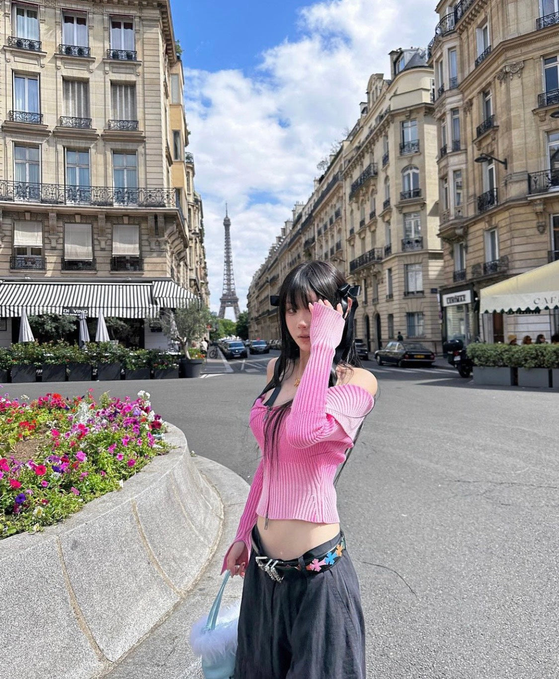 mẫu mang JADED LONDON CANDY PINK TRIBECA KNITTED TOP Authentic tại BlankRoom Việt Nam