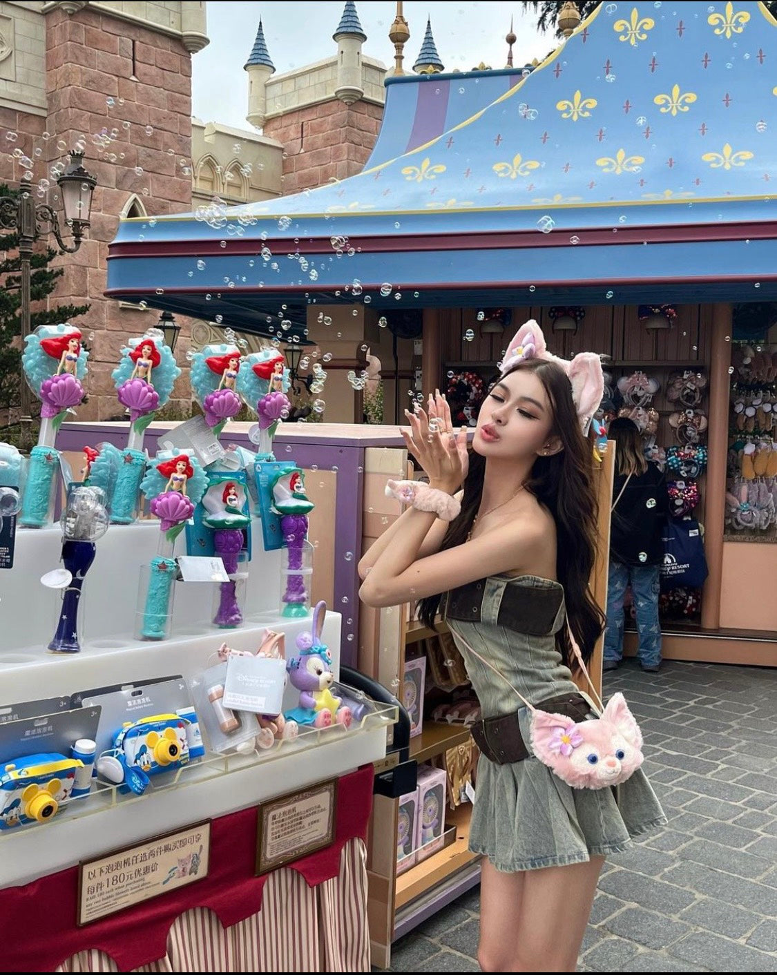 mẫu mang JADED LONDON CHELSEA DENIM KILT MINI DRESS Authentic tại BlankRoom