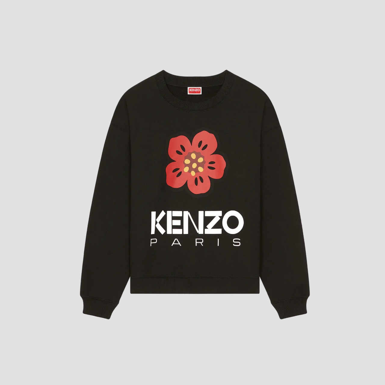KENZO BOKE FLOWER SWEATSHIRT BLACK