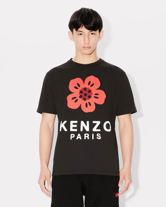 nam mặc áo KENZO BOKE FLOWER T-SHIRT BLACK