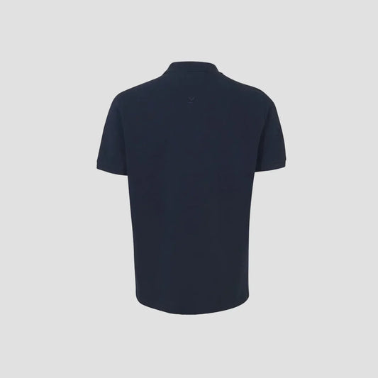 mặt sau áo KENZO TIGER CREST POLO NAVY FA65PO0014PU.76B