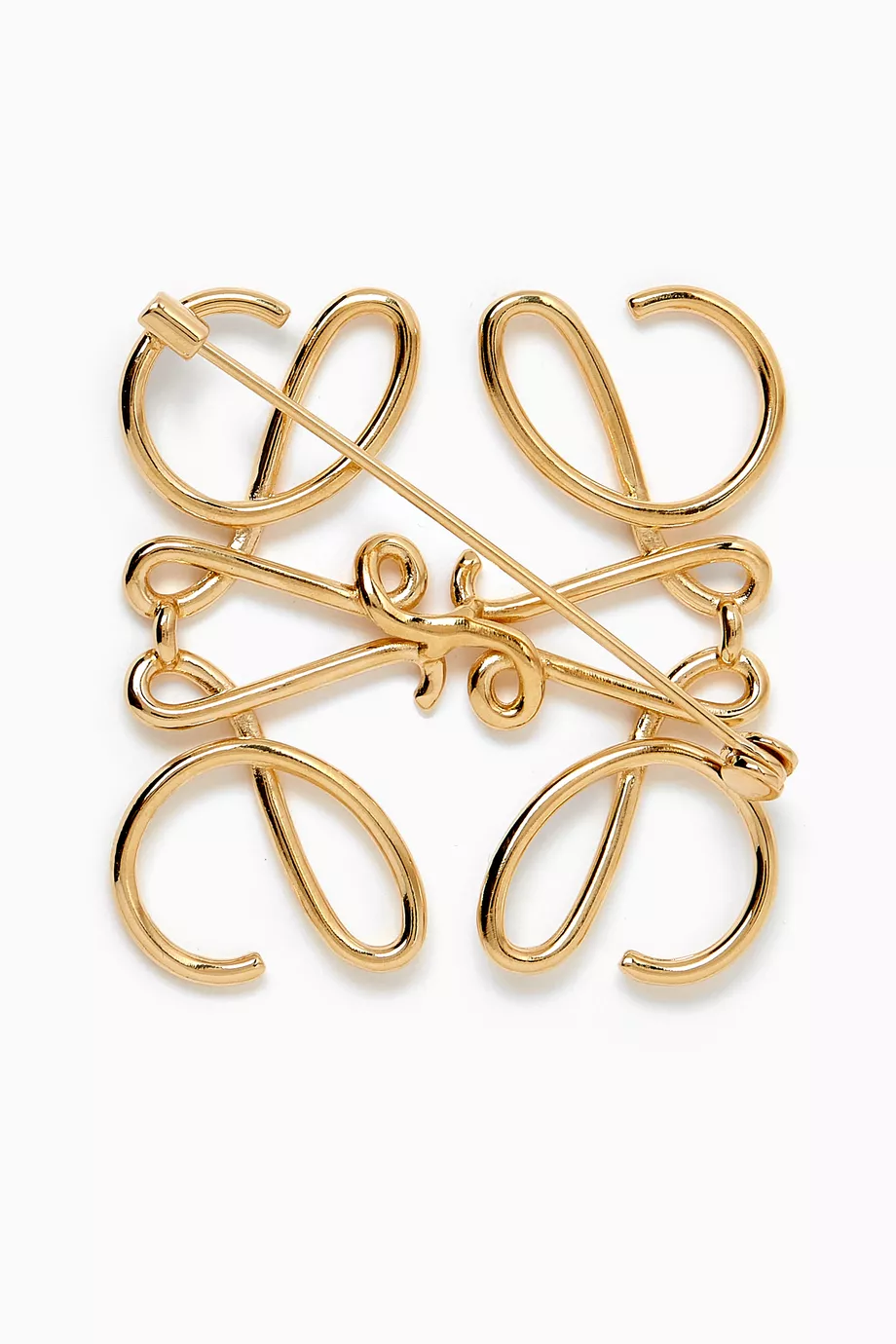 LOEWE ANAGRAM LOGO PIN BROOCH 111250208130 Authentic tại BlankRoom Việt Nam