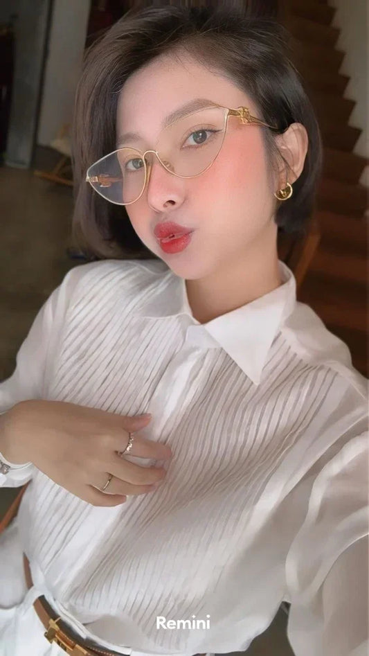 mẫu mang mắt kính LOEWE LW50037U 030 EYEGLASSES GOLD Authentic