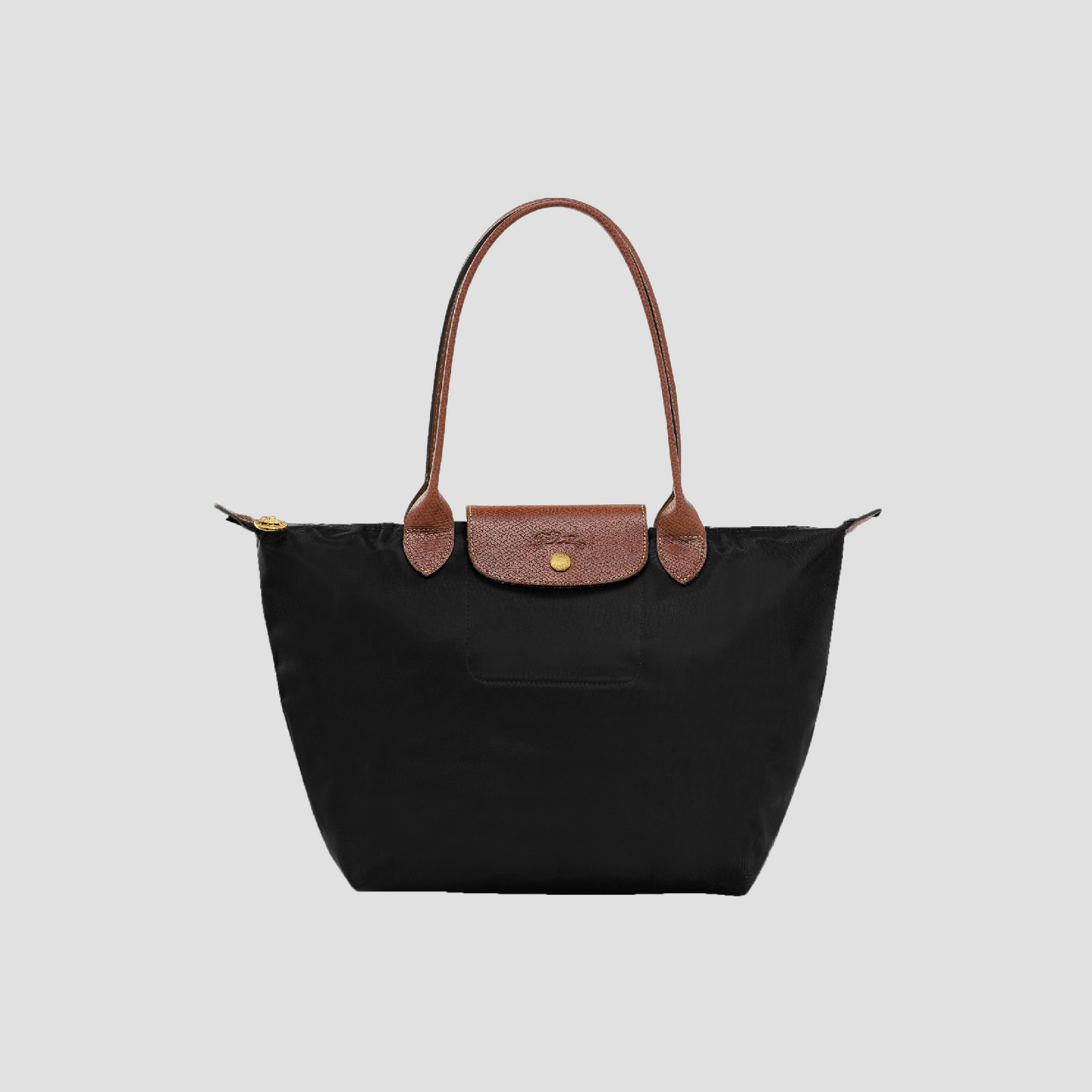 LE PLIAGE ORIGINAL M TOTE BAG BLACK RECYCLED CANVAS L2605089001