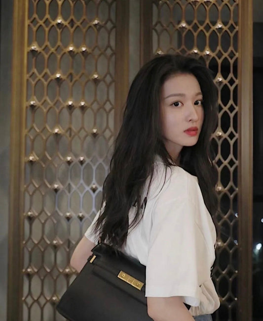 mẫu mang túi MANHATTAN IN BOX SAINT LAURENT BLACK 5792710SX0W1000