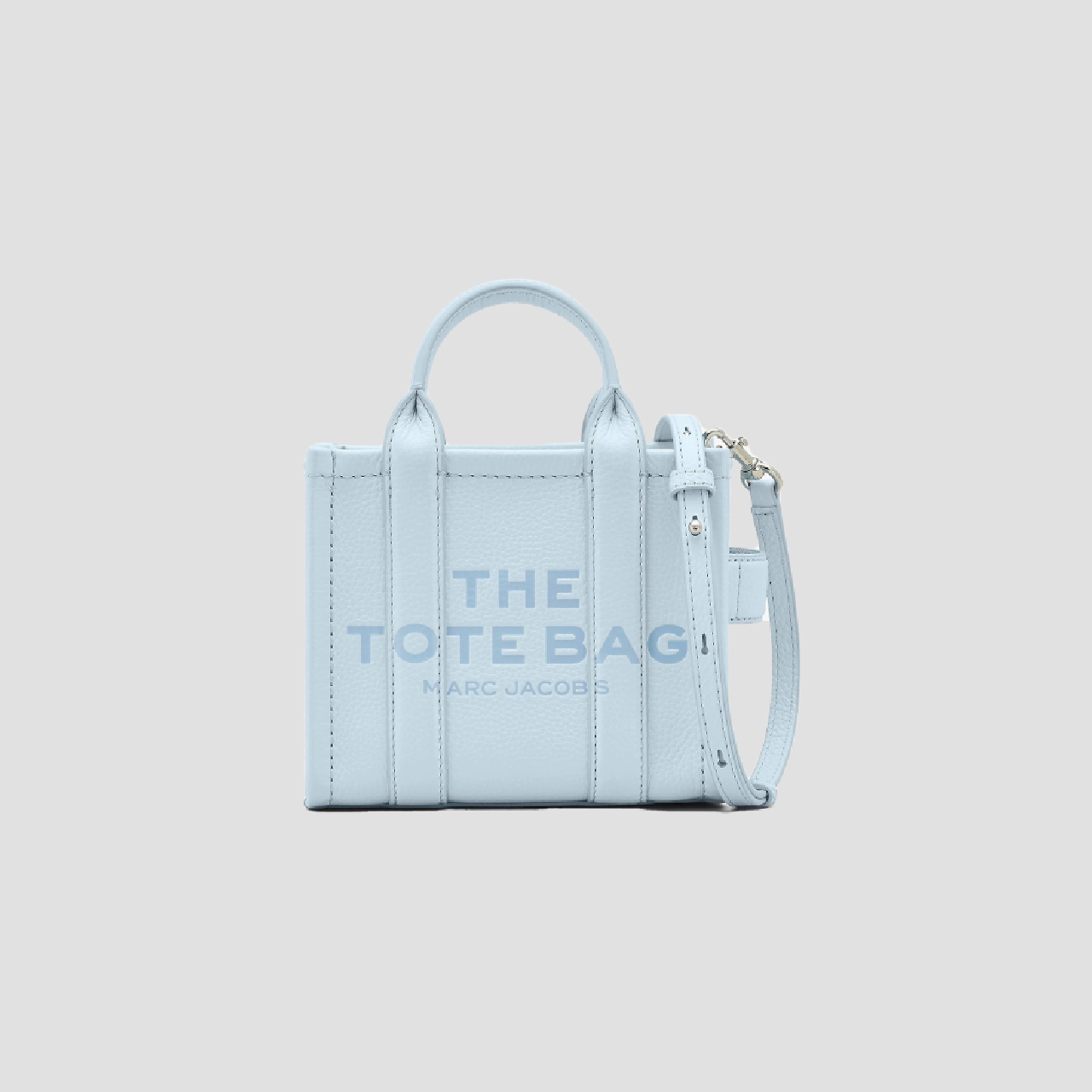 Marc Jacobs The Leather Crossbody Tote Bag Cloud Blue H053L01RE22_465