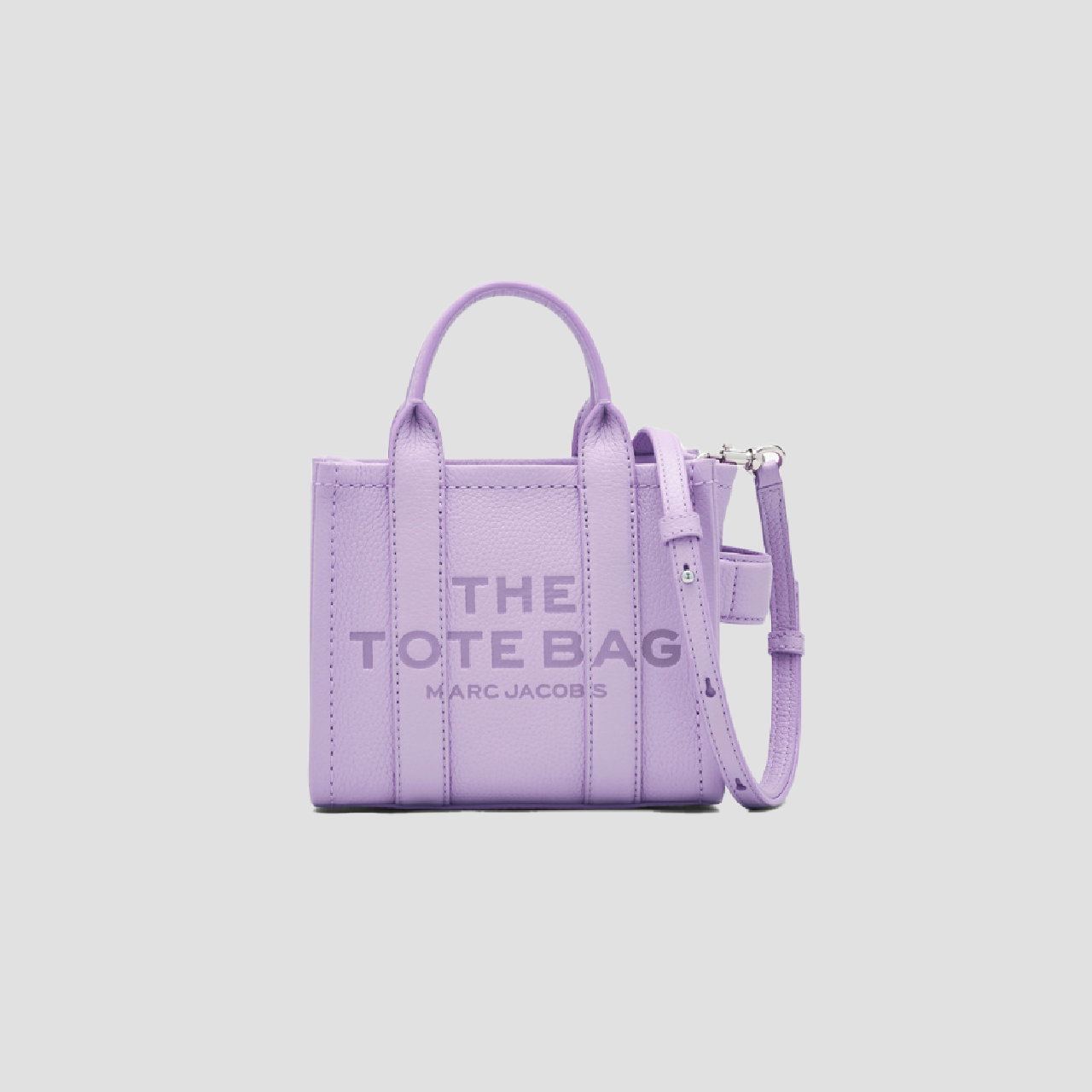 Marc Jacobs The Leather Crossbody Tote Bag Lilac H053L01RE22_545