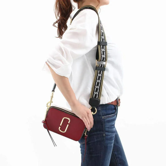 wearing MARC JACOBS THE SNAPSHOT RED GREY