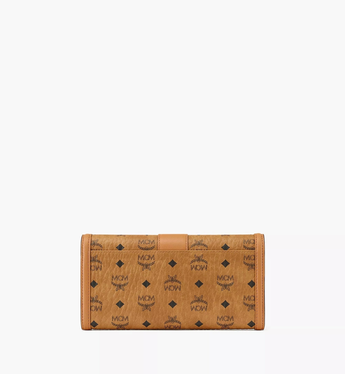 mặt sau MCM LARGE TRACY CHAIN WALLET IN COGNAC VISETOS MYLDSXT01CO001