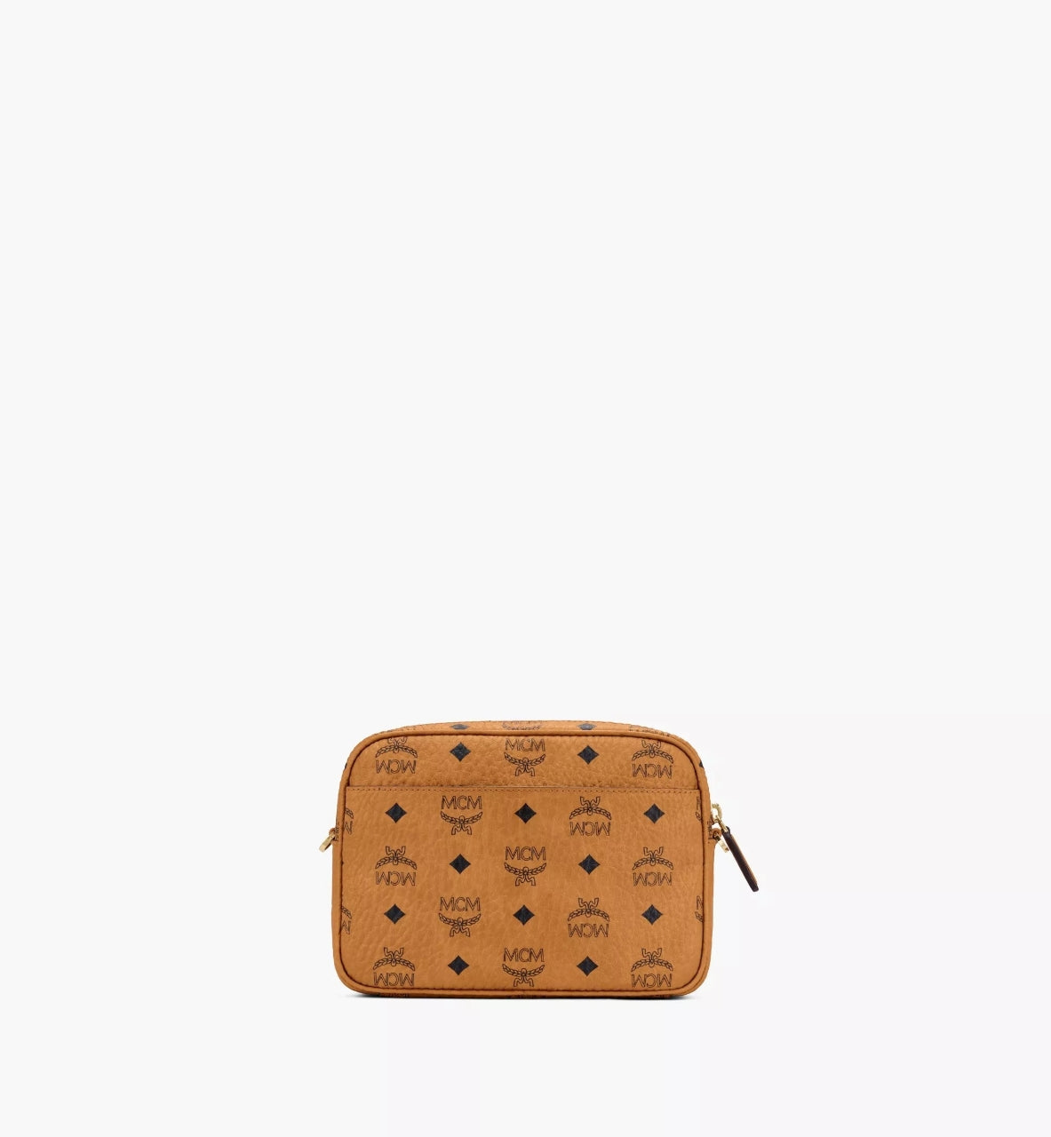 mặt sau MCM SMALL AREN CROSSBODY IN COGNAC VISETOS MMRAAKC02CO001