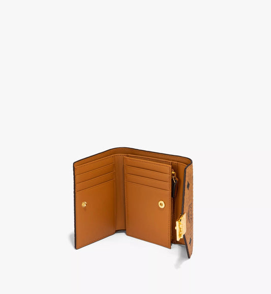 mặt trong MCM SMALL TRACY TRIFOLD WALLET IN COGNAC VISETOS MYSDSXT03CO001