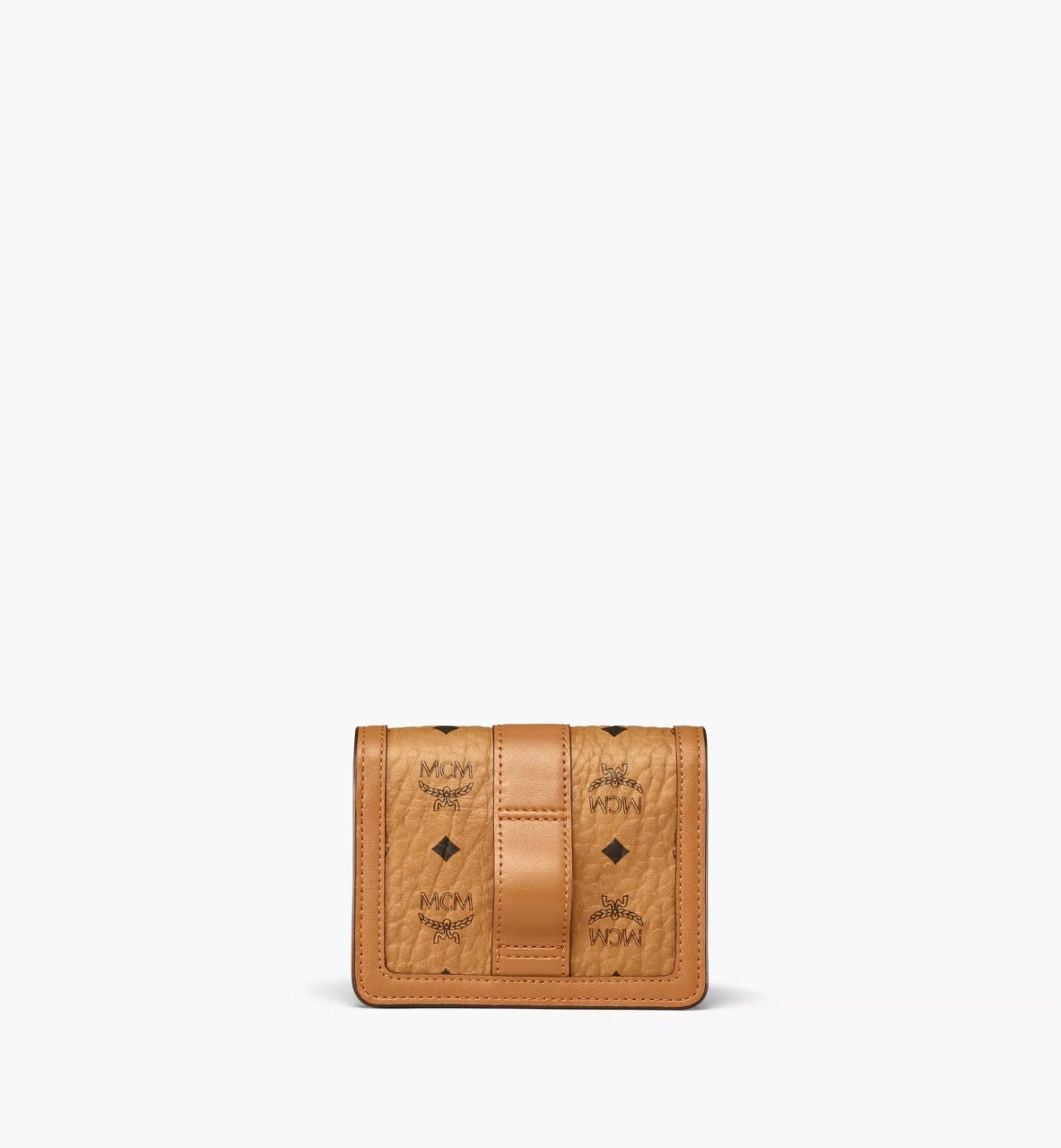 mặt sau MCM TRACY CARD HOLDER IN COGNAC VISETOS MYLBSXT01CO001