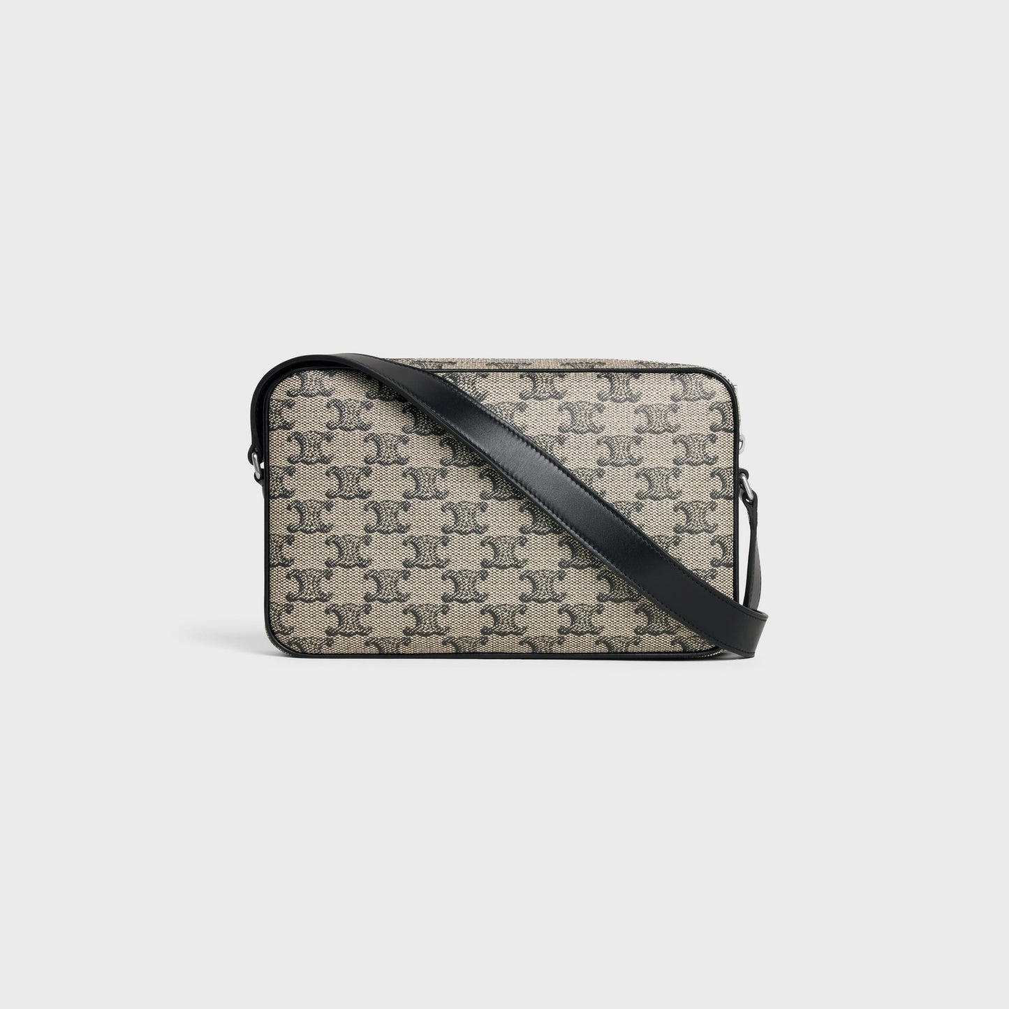 mặt sau túi MEDIUM MESSENGER BAG TRIOMPHE CANVAS WITH CELINE PRINT 194502GED.02SI